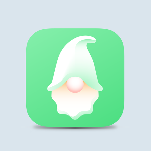 Budget design with the title 'Elegant Gnome Icon'