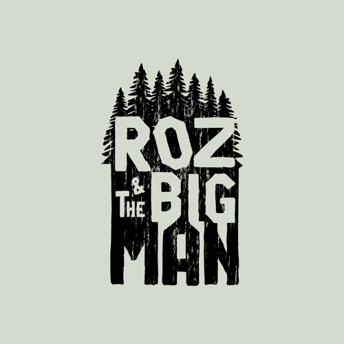 Comic logo with the title 'ROZ & THE BIG MAN'