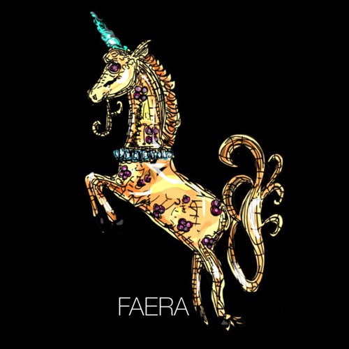 Jewelry design with the title 'FAERA logo'