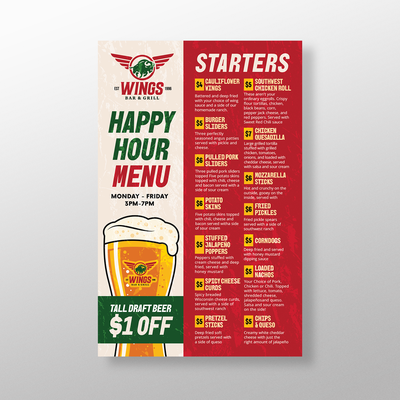 Happy Hour Menu