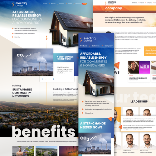 Solar design with the title 'ElectriqPower'