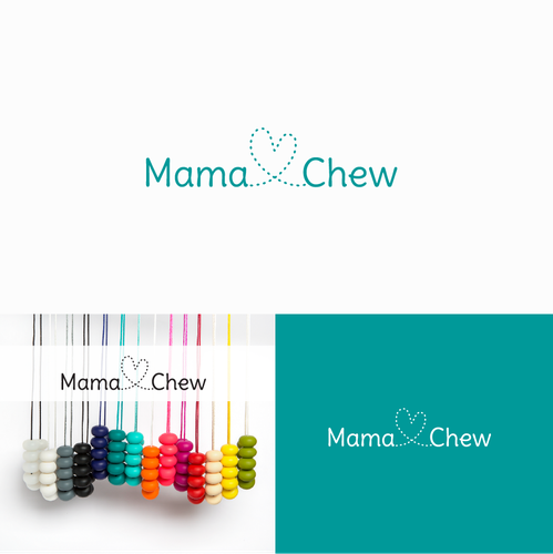 Necklace design with the title 'Logo for Mama Chew'