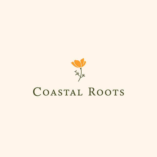 Gardener logo with the title 'COASTAL ROOTS'