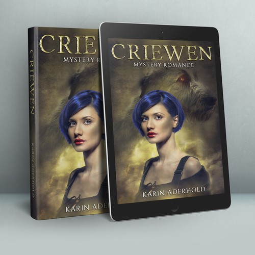 Dog book cover with the title 'Criewen'