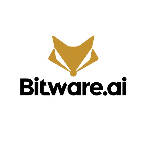 Bit logo with the title 'simpe, bold logo for Bitware.ai'