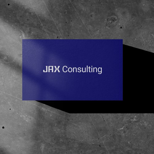 Type design with the title 'Jax Consulting'
