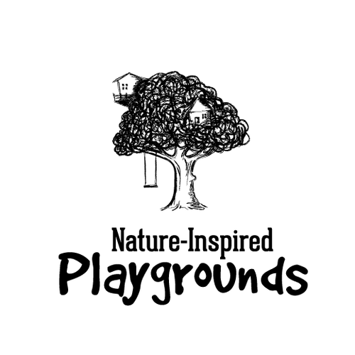 Nature logo with the title 'Treehouse illustrative logo'