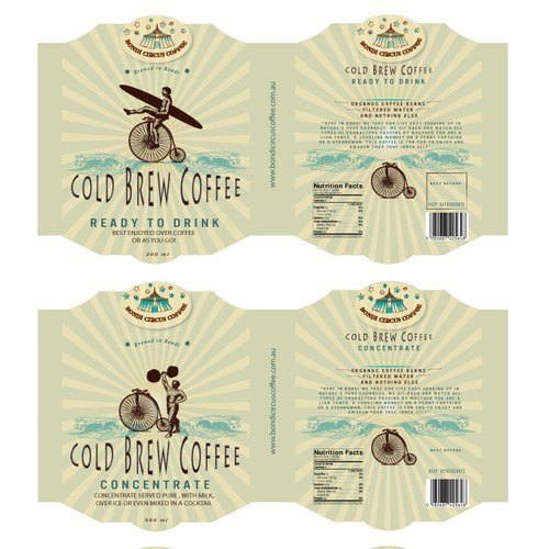 Coffee label with the title 'Coffee Label'