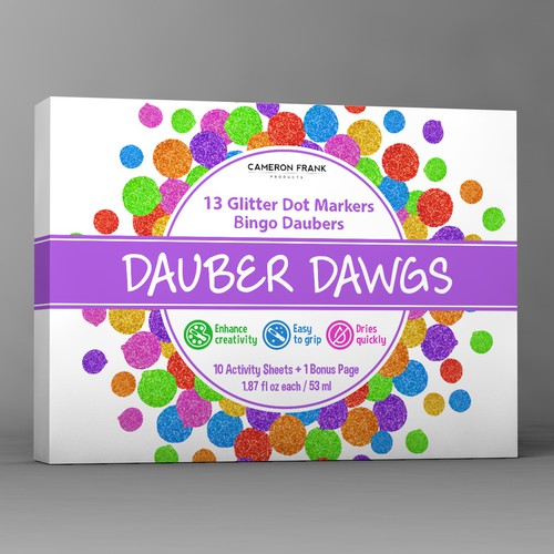 Shuttle Art 12 Colors Washable Dot Markers, Bingo Daubers Dabbers Dauber Dawgs F