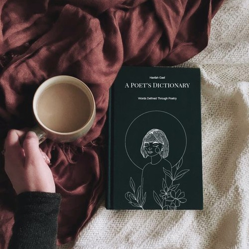 Mockup book cover with the title 'Book Cover Design'