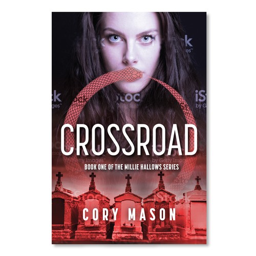 Spooky book cover with the title 'Book Cover Contest Entry'