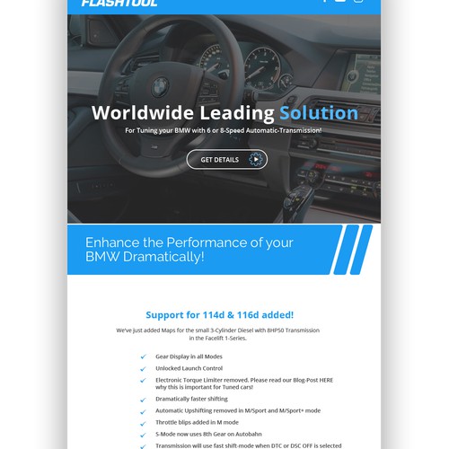 HTML design with the title 'Email for Automotive'