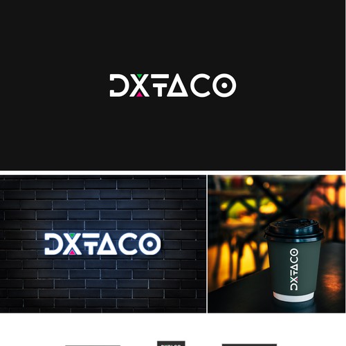 Mexican restaurant logo with the title 'Geometric concept for Mexican taco restaurant '