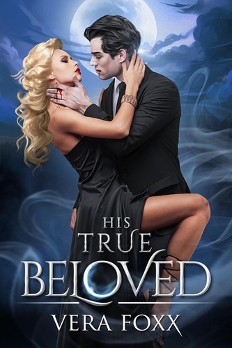 Romance book cover with the title 'His True Beloved'