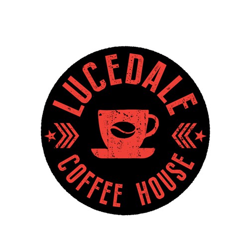 Round logo with the title 'Lucedale Coffee House'