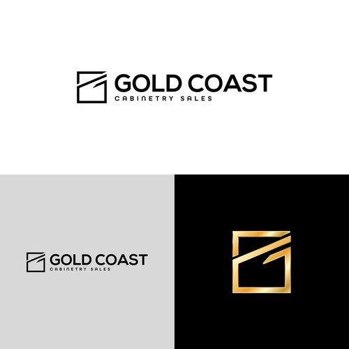 Cabin logo with the title 'Cabinetry sales logo that will stop people!'