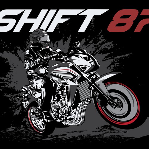 Bike t-shirt with the title 'motorcycle tshirt'