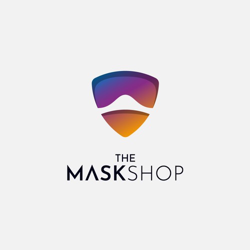 Mask logo with the title 'Logo for mask shop'