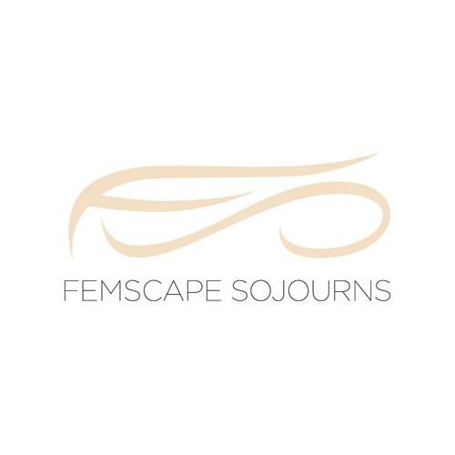 Brush pen design with the title 'Female-oriented traveling blog'