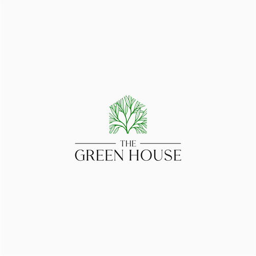 Greenhouse logo with the title 'THE GREEN HOUSE'