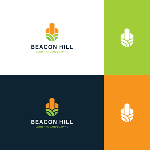 Hill logo with the title 'Building and Landscaping '