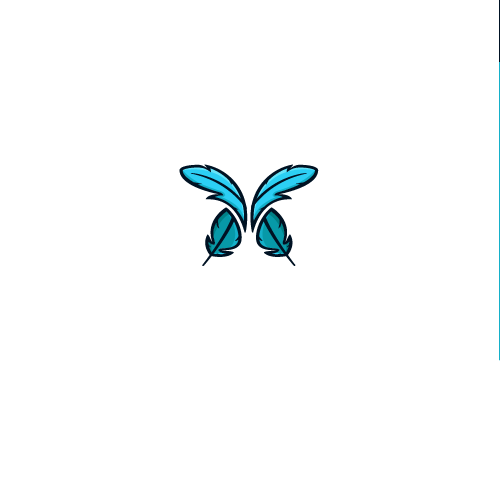 Pillow logo with the title 'Butterfly logo for Pillow Company'