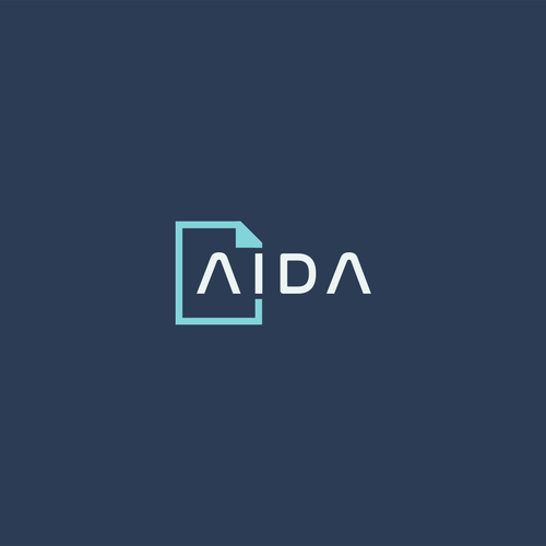 Legal and law firm logo with the title 'AIDA Logo Design'