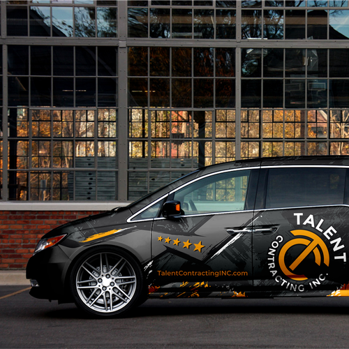 Industrial design with the title 'Talent Contracting Inc'