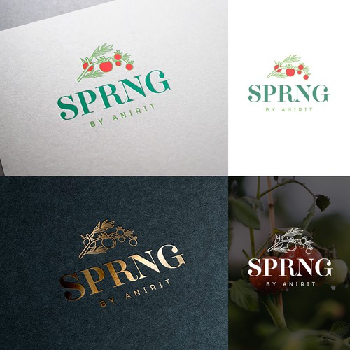 Tomato logo with the title 'SPRNG'