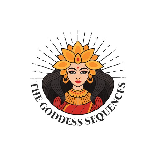 Mythology logo with the title 'The Goddess Sequence'
