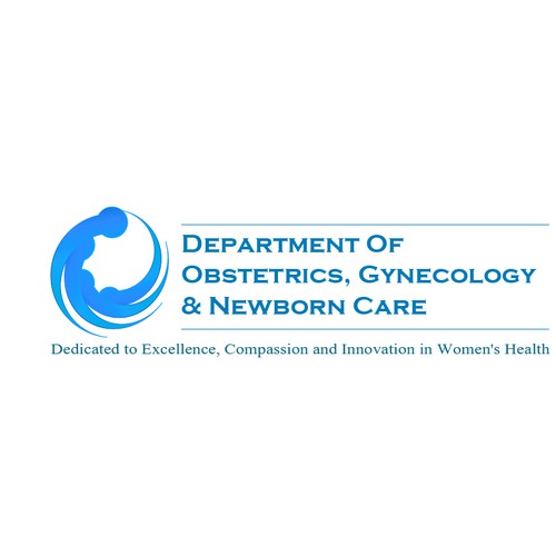 Hospital logo with the title 'Department of Obstetrics, Gynecology & Newborn Care needs a new logo'