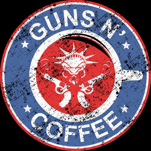 Patriotic t-shirt with the title 'T-shirt design for a coffee shop'