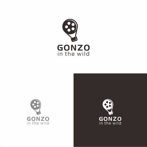 Filmstrip logo with the title 'Create Simple Film Maker Identity'