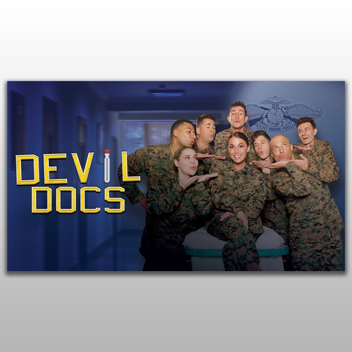 TV show design with the title 'TV Show Poster (Vet TV)'