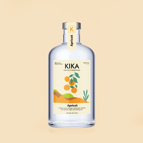 Bauhaus design with the title 'packaging for brandy'