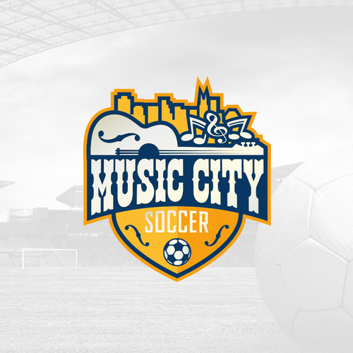 Soccer design with the title 'Bold and Playful Soccer Team Design'