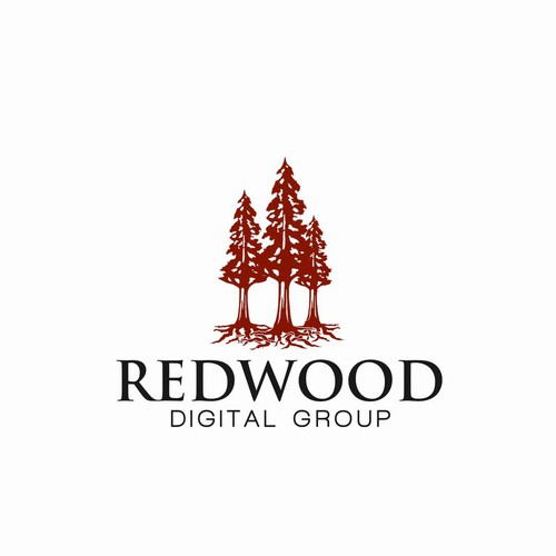 Roots brand with the title 'Logo for Redwood Digital Group'