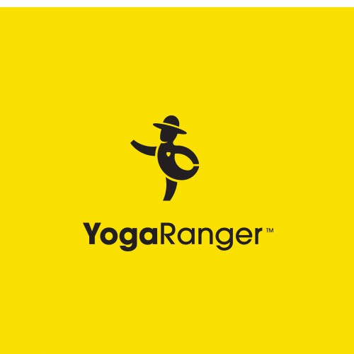 标题为“YogaRanger”的冥想标志