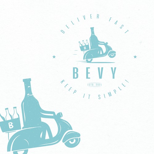 Speed brand with the title '"Bevy" logo'
