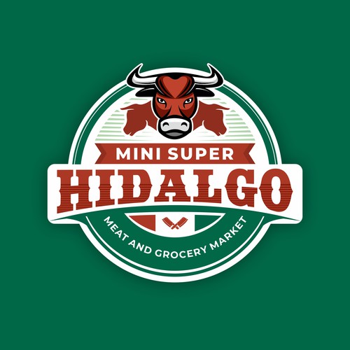Meat logo with the title 'Hidalgo'