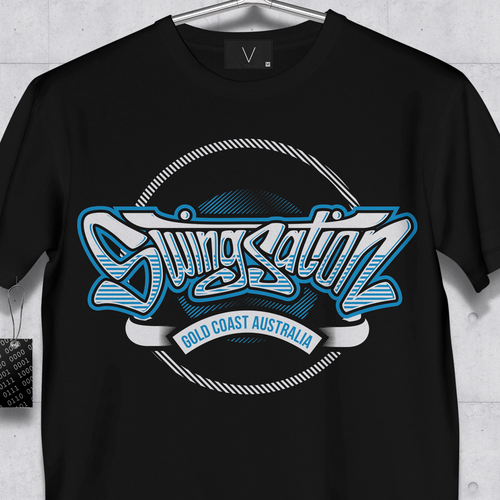 Dance t-shirt with the title 'Our Dance Event "SWINGSATION" needs 2 new fun & exciting t-shirt designs!!'