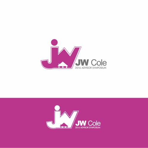 O logo with the title 'J.W. Cole logo design'