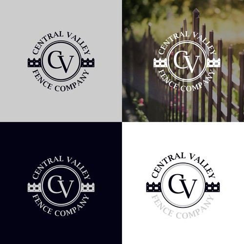 Fencing design with the title 'Logo concept For Fence Company'