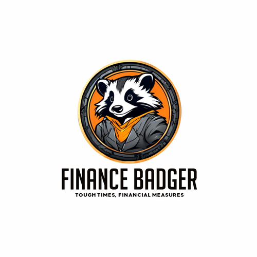 Badger design with the title 'Finance Badger'