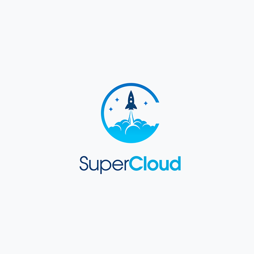 Cloud logo with the title 'Logo for SuperCloud'