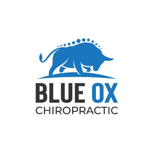 Ox design with the title 'Blue Ox'