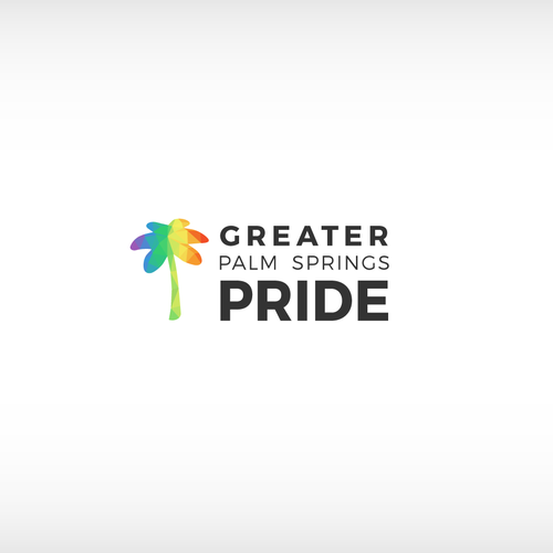 Pride logo with the title 'Greater Palm Springs Pride Logo'