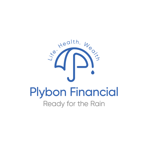 Umbrella design with the title ' Plybon Financial'