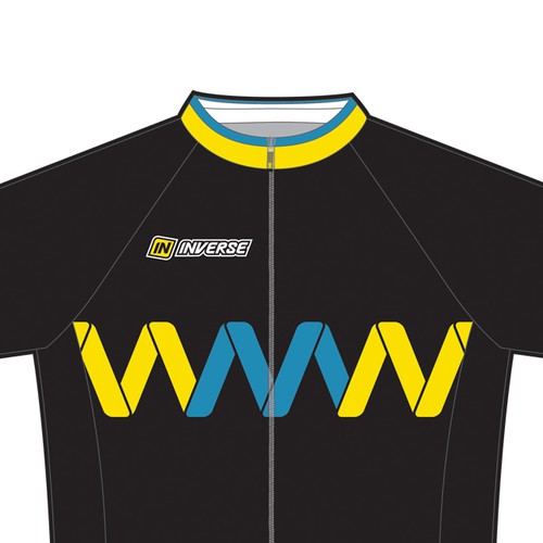 Cycling kit design with the title 'Cycling team jersey drsign'