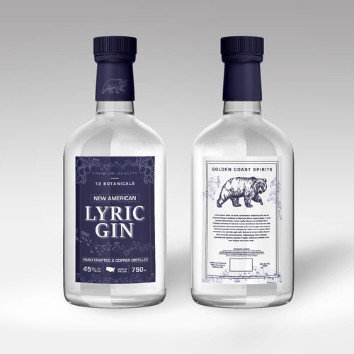Animal label with the title 'Label redesign '